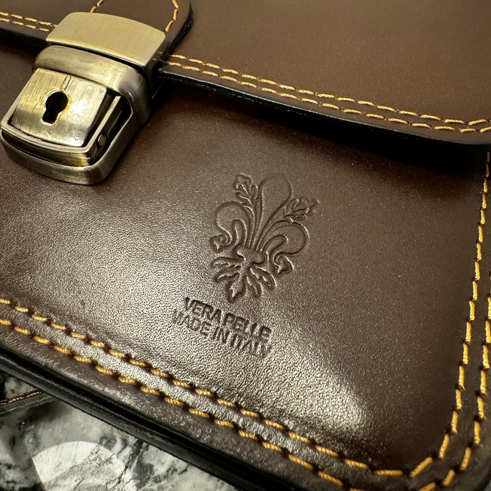 Italian Leather Satchel / Purse